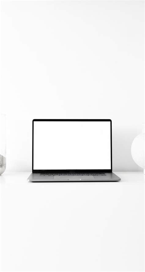 Black And White Laptop Computer · Free Stock Photo
