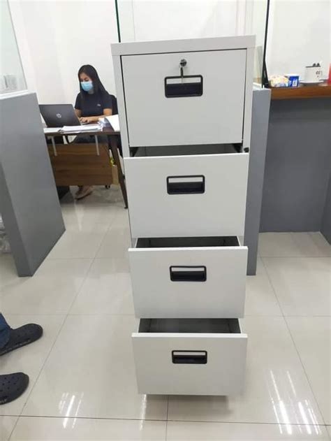 4 Layer Vertical Steel Filing Cabinet With Vault Furniture And Home