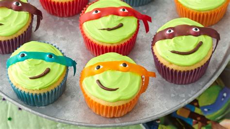 Teenage Mutant Ninja Turtles Cupcakes Recipe From Betty