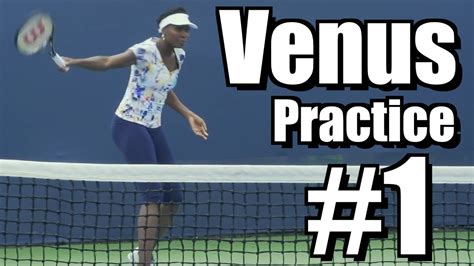 Venus Williams Forehand Backhand And Serve 1 Western And Southern Open 2014 Youtube