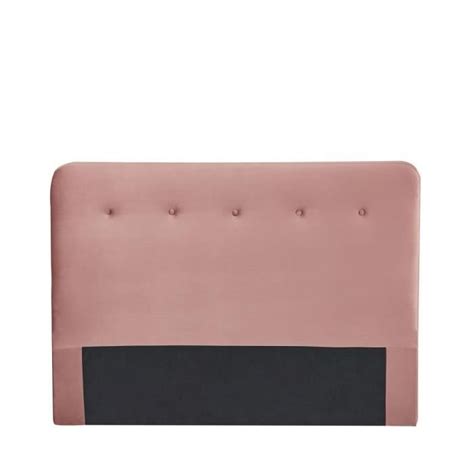 Otello Tête De Lit En Velours 150 Cm Couleur Vieux Rose Cdiscount Maison