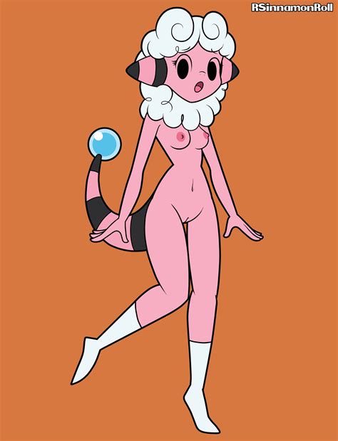 Rule 34 1girls Anthro Breasts Caprine Flaaffy Functionally Nude Humanoid Pink Skin Pokemon