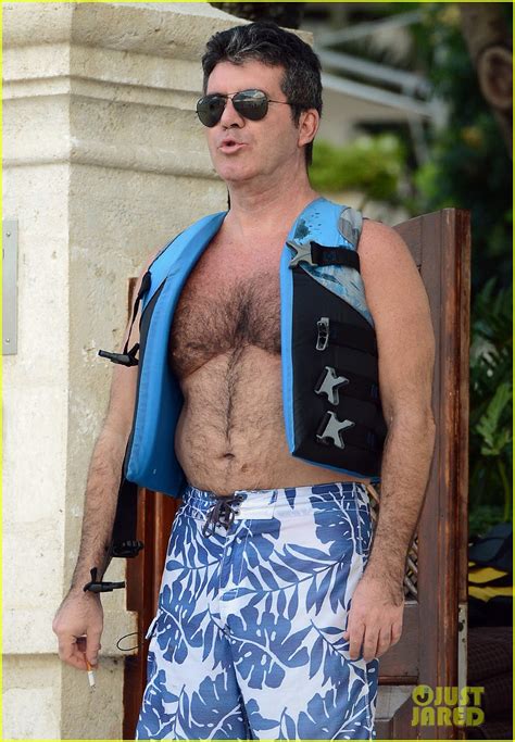 simon cowell goes shirtless while vacationing in barbados photo 3266825 shirtless simon