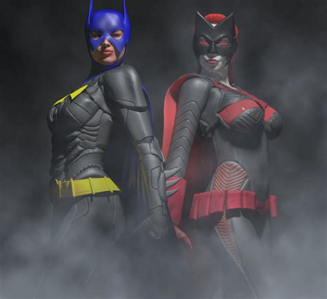 Batwoman And Batgirl By Hiram67 On Deviantart
