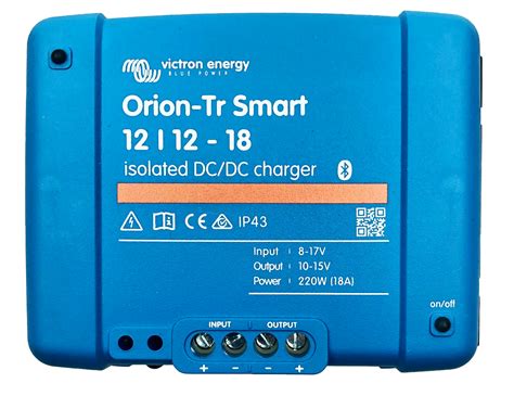 Victron Energy Ori121222120 Orion Tr Smart 1212 18a Isolated Dc Dc Charger