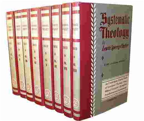 Chafers Systematic Theology Theword Books