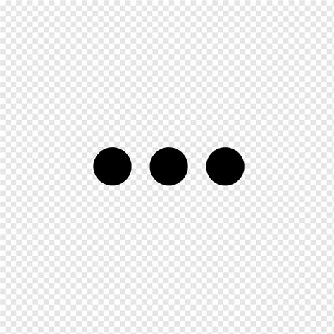 Computer Icons Ellipsis Symbol Sign Dots Text Black Dialog Box Png