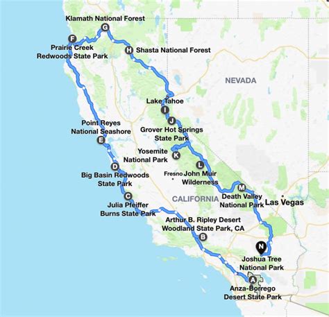 Rv Parks Northern California Map New River Kayaking Map
