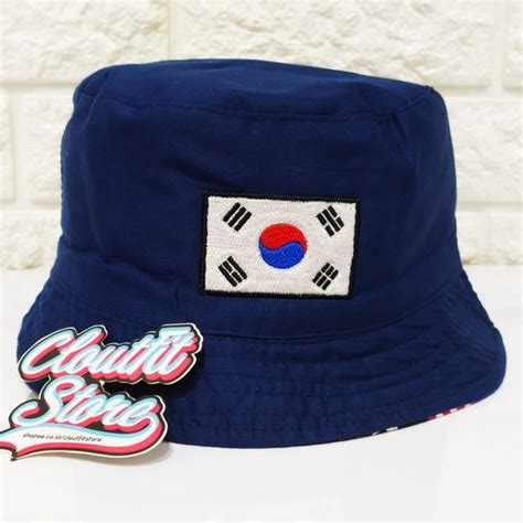 Jual Bucket Hat Korea Korean Kpop Custom Topi Rimba Buckethat Bordir