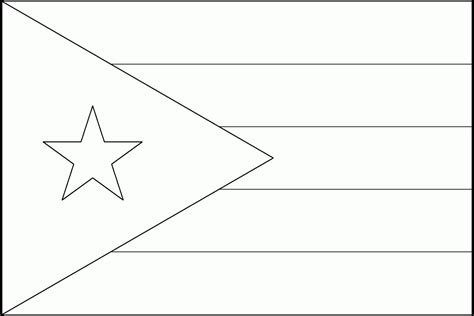Puerto Rico Flag Coloring Page Clip Art Library