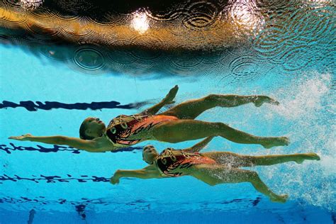 Underwater Photos From Olympic Pool In 2021 Synchronized Swimming