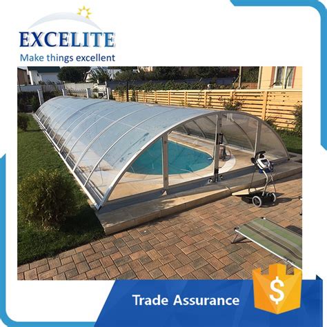 With the use of polycarbonate the design and style of use your patio or swimming pool even in bad weather (simply slide the segment to enclose it). Diy Retractable Screen Pool Enclosures For Above Ground / In Ground Pool - Buy Do-it-yourself ...