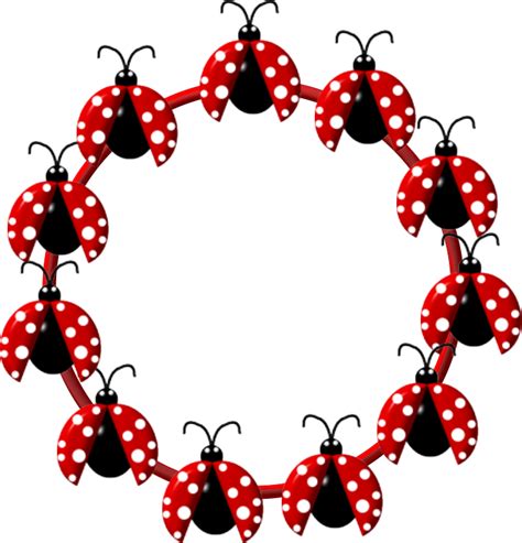 A Red And Black Ladybug Wreath With White Polka Dot Dots On It All