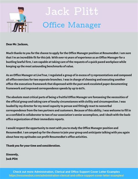 Assistant Office Manager Cover Letter Sample Kickresume My XXX Hot Girl