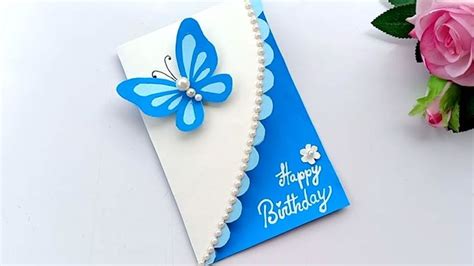 Beautiful Handmade Birthday Cardbirthday Card Idea Card Design