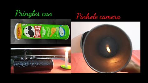 Pinhole Camera From Pringles Can Science Project For Class Six Youtube