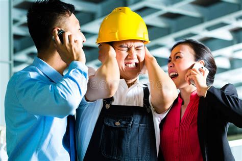 Foreman Manager And Shift Supervisor In Factory Stock Image Image Of