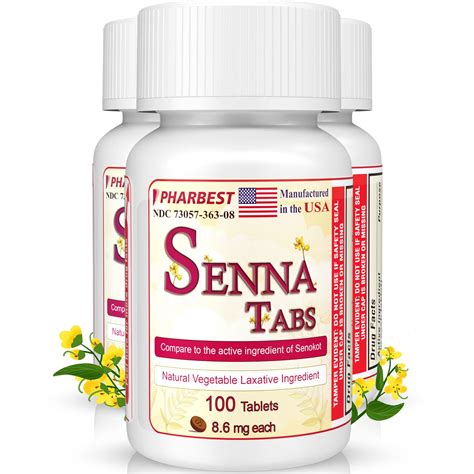 Buy Senna S 100 Ct Natural Vegetable [made In Usa] S For Colon Detox Cleanse For