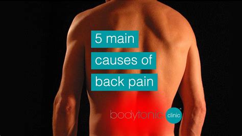 5 Causes Of Back Pain Bodytonic Clinic London Se16 Se8 E15 E1w