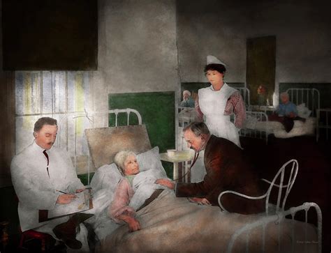 Doctor Hospital Bedside Manner 1915 Photograph By Mike Savad