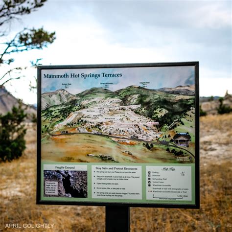 Mammoth Hot Springs Yellowstone April Golightly