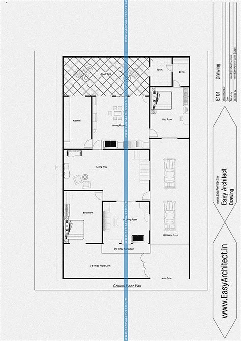 Easy Architect 40 X 70 House Plan