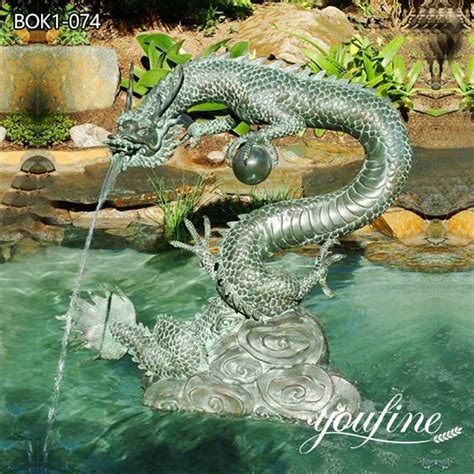 Large Bronze Dragon Fountain Garden Decoration For Sale Bokk 966