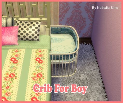 Crib For Boy And Girl At Nathalia Sims Sims 4 Updates