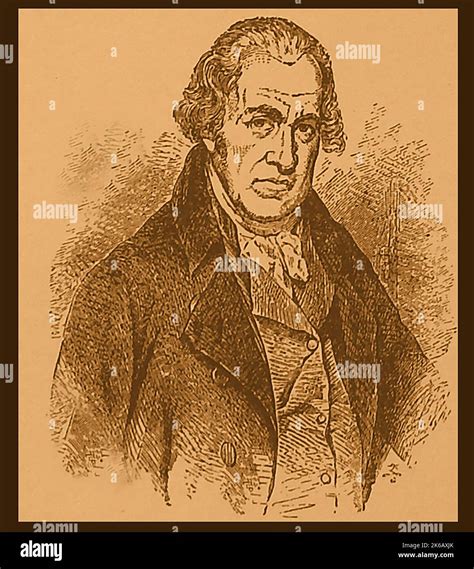 A Victorian Engraving Portrait Of James Watt 1736 1819 Scottish