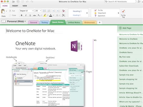 Onenote For The Mac Review