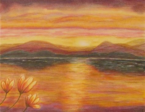 Sunset Drawing Pencil At Getdrawings Free Download