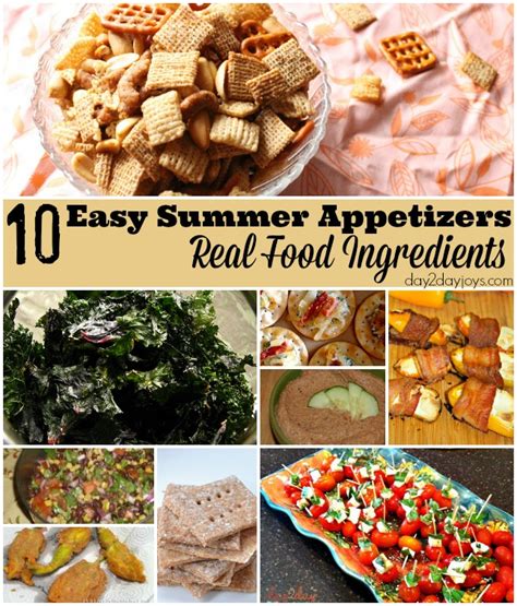 10 Easy Summer Appetizers