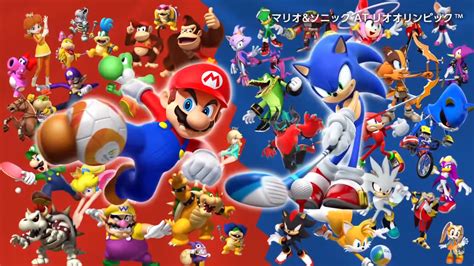 Mario And Sonic Rio 2016 Olympics All Characters By Camo221999