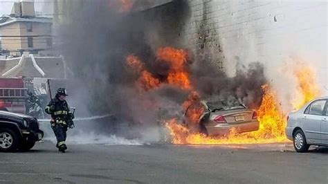Fire destroys two cars in Hackensack NJ