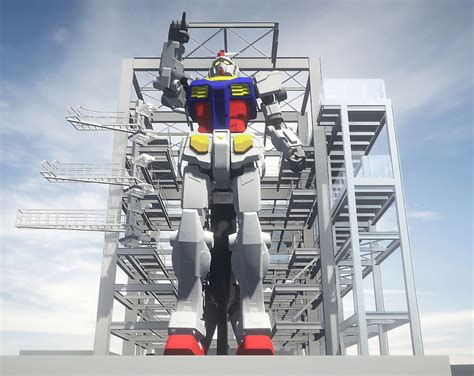 Life Sized Gundam Robot In Yokohama Japan Can Now Move The Flighter
