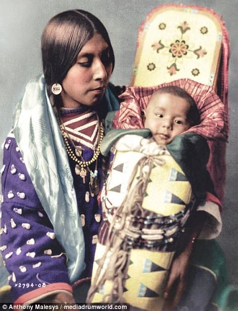 Photos Of Native Americans At Turn Of Century Colorized Daily Mail Online