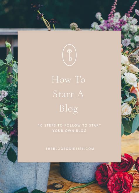 How To Start A Blog In 10 Easy Steps Blogging Tips