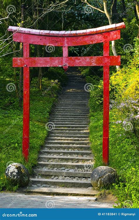 Japanese Gate Stock Image Image Of Asia Architecture 41183841