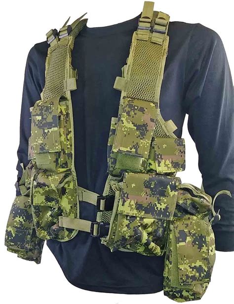Military Style Camo Tac Vest Canadian Digital Hero Outdoors