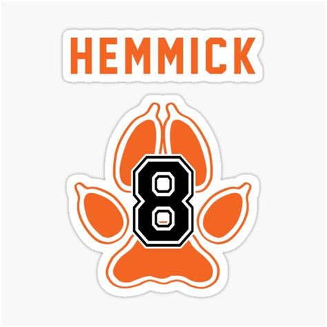 PSU Foxes 8 Hemmick Sticker For Sale By Kitshunette Redbubble