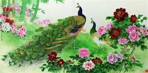 Beautiful Peacock Paintings Trawel India Mails Peacock Painting