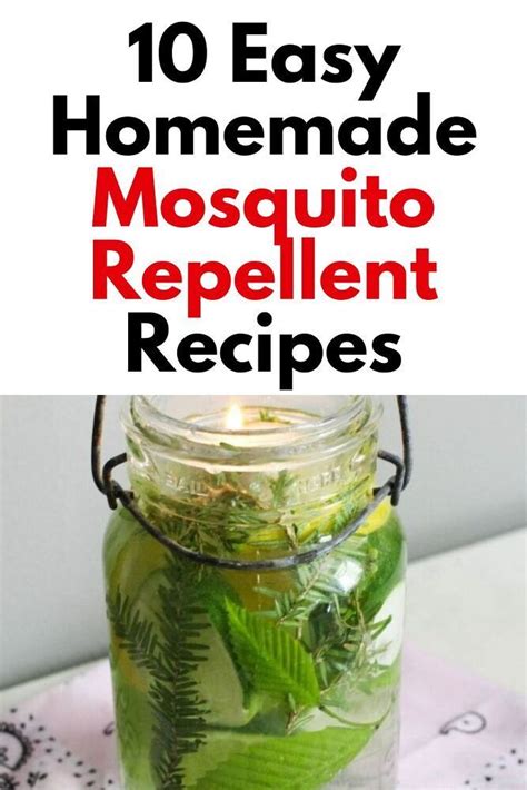 Easy Homemade Mosquito Repellent Recipes For Yard And Home Try These Non Toxic Mosquito