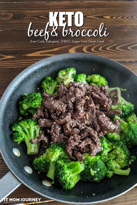 This Keto Beef And Broccoli Is An Easy One Pan Meal That Is Chock Full