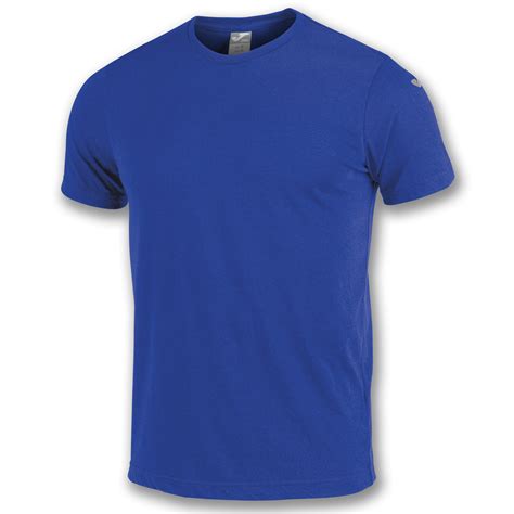 Ss T Shirt Combi Cotton Royal Blue Joma