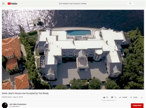 Drone Footage Of Tom Bradys New House In Tampa Florida Web Design