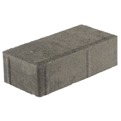 Gray Brick Pavers And Stepping Stones At