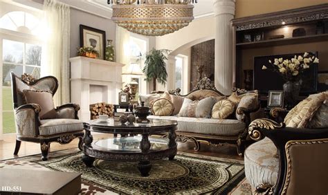 Homey Design Hd 551 Lennox Formal Living Room Set Dallas Designer