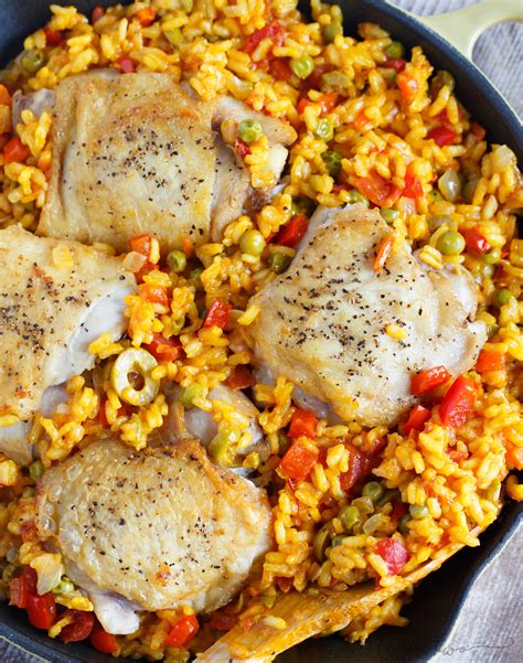 Recipe courtesy of melissa d'arabian. Arroz Con Pollo - Table for Two