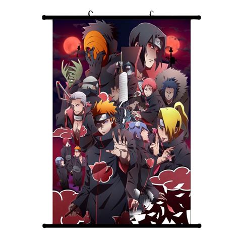 Naruto Poster Fabric Scroll Painting Wall Picture Naruto Anime