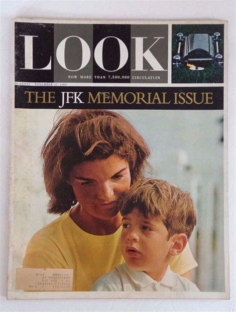 Look Magazine November 17 1964 The Jfk Memorial Issue Jackie And Jfk Jr